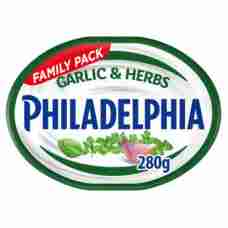 Philadelphia Garlic & Herbs Soft Cheese 280g