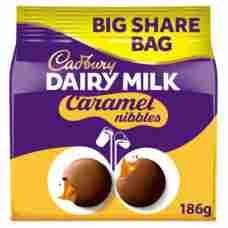 Cadbury Dairy Milk Caramel Nibbles Chocolate Sharing Bag