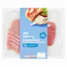 ASDA Delicious 6 Unsmoked Back Bacon Rashers Nitrate Free 240g