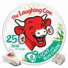 The Laughing Cow Light Blue Cheese Spread Triangles x8