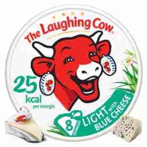 The Laughing Cow Light Blue Cheese Spread Triangles x8