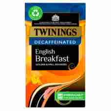 Twinings English Breakfast Decaffeinated 40 Plant-Based Tea Bags