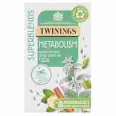 Twinings Superblends Metabolism Peppermint with Spiced Green Tea & Nettle 20 Tea Bags
