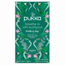 Pukka Organic Breathe In with Eucalyptus 20 Herbal Tea Sachets