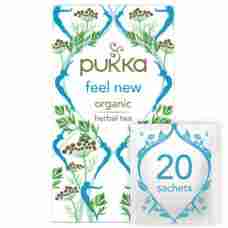 Pukka Organic Feel New 20 Herbal Tea Sachets