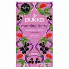 Pukka Organic Morning Berry 20 Herbal Tea Sachets 34g