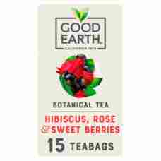Good Earth Hibiscus, Sweet Berries & Rose Tea Bags x 15