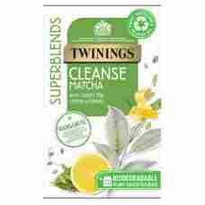 Twinings Superblends Cleanse Matcha 20 Plant-Based Tea Bags 40g