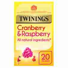 Twinings Cranberry & Raspberry 20 Tea Bags