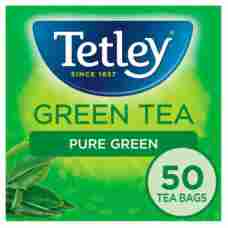 Tetley Pure Green Tea 50 Tea Bags