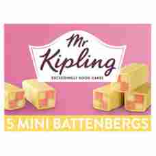 Mr Kipling Mini Battenberg Cakes