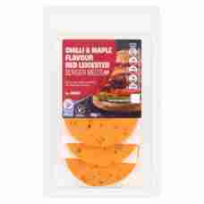 ASDA Chilli & Maple Flavour Red Leicester Burger Melts 100g