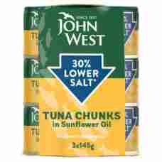 John West Tuna Chunks in Sunflower Oil