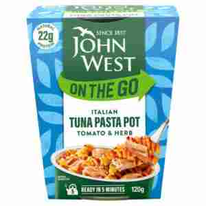 John West On the Go Italian Tuna Pasta Pot Tomato & Herb