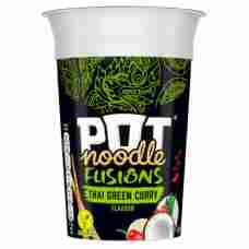 Pot Noodle Fusions Thai Green Curry Instant Snack Noodle