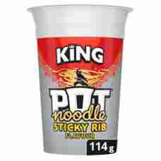 Pot Noodle King Sticky Rib Noodle