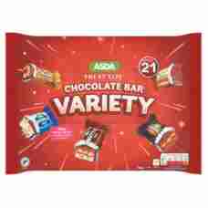 ASDA Treat Size Chocolate Bar Variety 21 Pack 344g