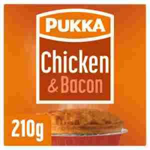 Pukka Chicken & Bacon Pie 210g