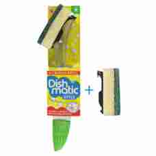 Dishmatic Style Fillable Washing Up Handle and Bonus Refill