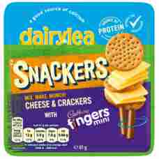 Dairylea Snackers Mini Chocolate Cookies Convenience Meals 61g
