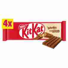 Kit Kat 4 Finger Milk Chocolate Bar, 4 Pack