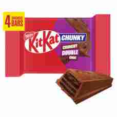 KitKat Chunky Crunchy Double Choc Bars 4 x 34g (136g)