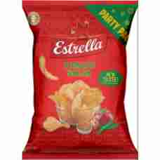 Estrella - Potato Crisps Crinkle Cut with Spicy Taste of Tomatoes 180g