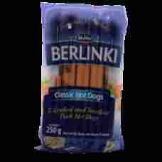 Morliny - Berlinki Classic Hot Dogs Sausages 250g