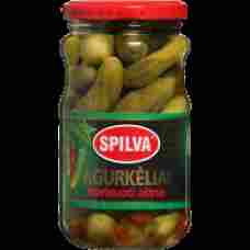 Spilva - Hot Pickled Gherkins 330g