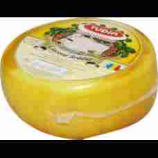 Tudia - Bradut Smoked Yellow Cheese / Cascaval Afumat Bradut kg (~400g)