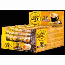 Aroma Gold - 3in1 Burnt Caramel Coffee 24x17g