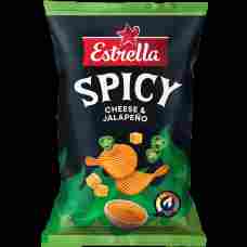 Estrella - Cheese and Jalapeno Chips 115g
