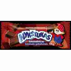 Nykstukas - Glazed Creamed Curd Chocolate Flavour with Chocolate Pieces 45g