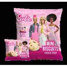 Barbie Choco Chip Mini Biscuits 5x20g Multi-pack