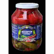 Teshchiny Recepty - Assorti Cucumbers and Tomatoes 2650ml