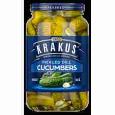 Krakus - Pickled Dill Cucumbers 670g Glass Jar