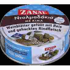 Zanae - Vineleaves with Beef and Rice Stuffing 200g