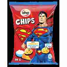 OHO - Smart Snacks with Cheese and Sourcream Flavour 50g