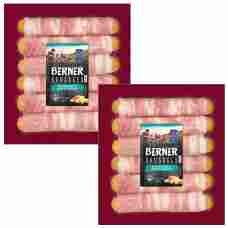 Wolf berner sausages 2x500g (1000g) 