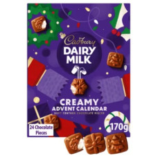 Cadbury Dairy Milk Chocolate Creamy Christmas Advent Calendar 170g