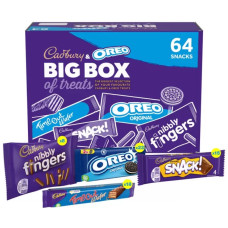 Cadbury and Oreo Big Box Of Treats, 64 Snacks (1788g)