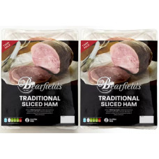 Bearfields Traditional Sliced Ham, 2 x 450g (900g)