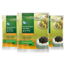 C-Weed Snack Roasted Korean Seaweed Flakes, 3 x 80g