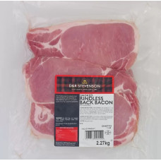 D&R Stevenson Smoked Catering Bacon, 2.27kg