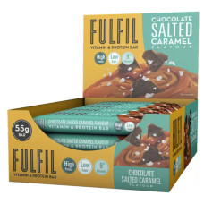 Fulfil Chocolate Salted Caramel Protein Bar Snack, 15 x 55g