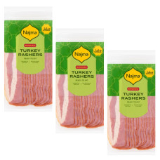 Najma Turkey Rashers 3 x 150g (450g)
