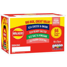 Walkers Crisps Variety Box, 66 x 25g