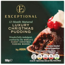 Exceptional by ASDA Exceptional Luxury Christmas Pudding 100g
