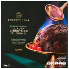 Exceptional by ASDA Exceptional Luxury Christmas Pudding 800g