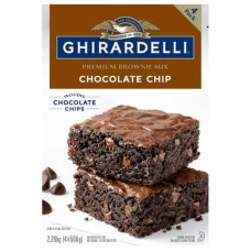 Ghirardelli Chocolate Chip Brownie Mix, 4 x 566g (2264g)